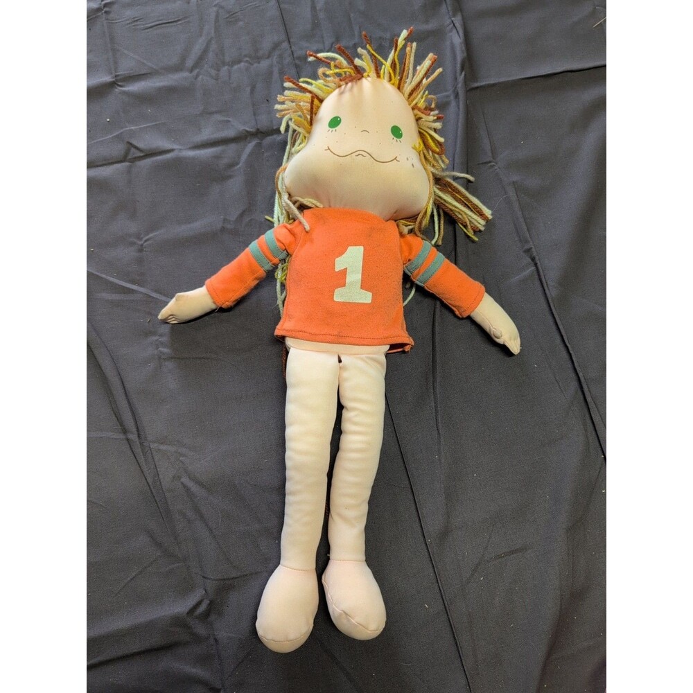 Vintage 1983 Mattel Emotions Doll Rough Stuff Plush Boy #1 Orange Shirt See Pics